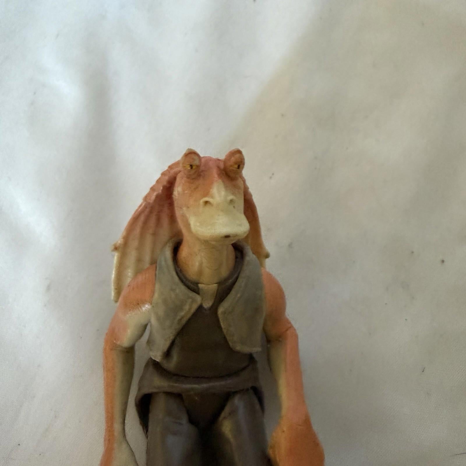Star Wars Jar Jar Binks Action Figure 3.75” Hasbro Phantom Menace Gungan