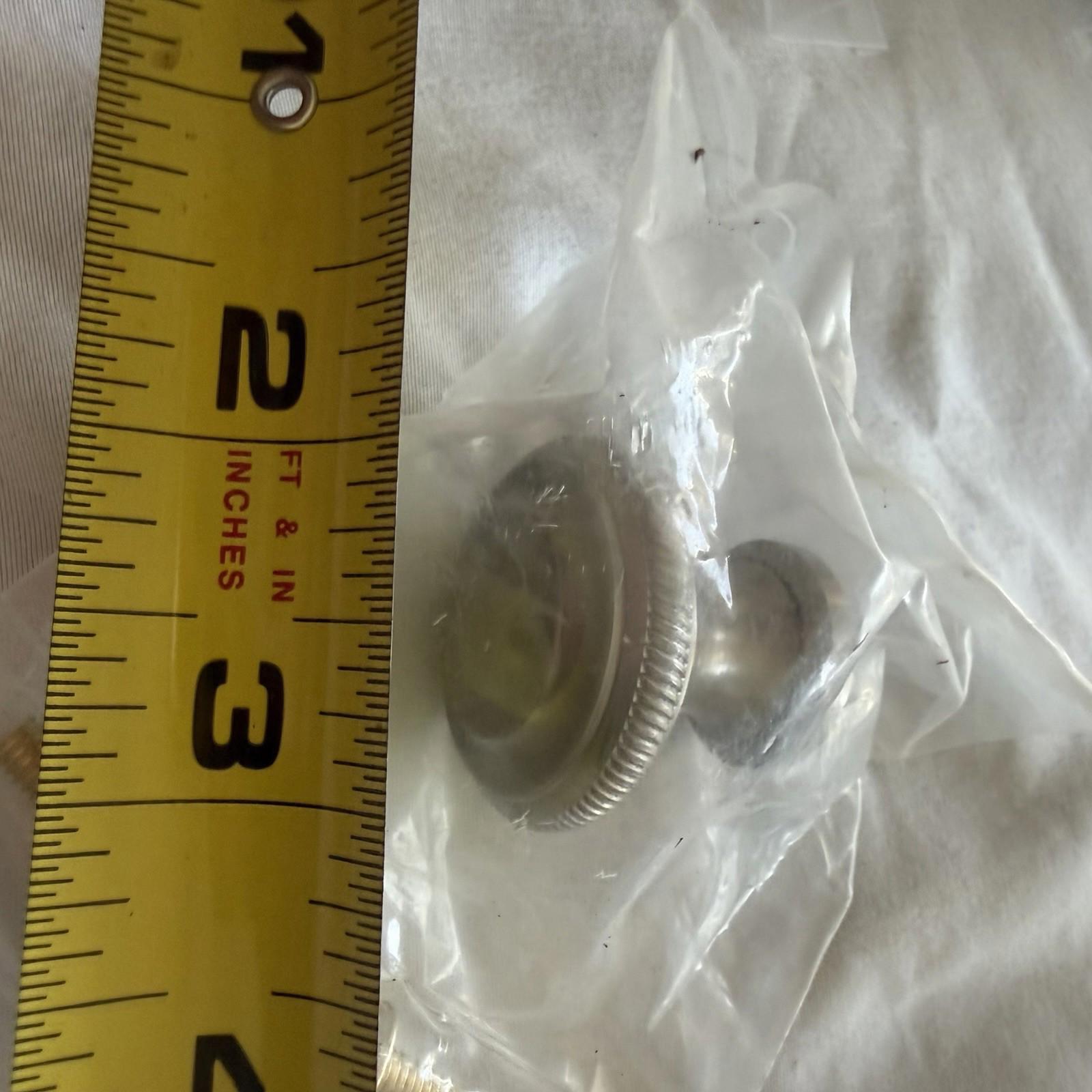 Fluted Cabinet Knobs Set of 9 - Brushed Nickel, New w/ Screws