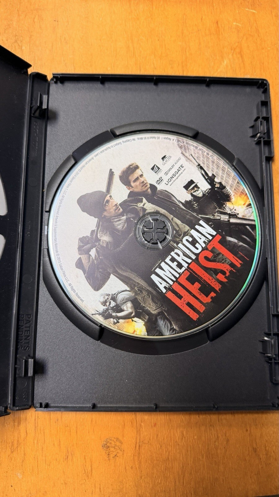 American Heist DVD Hayden Christensen Adrien Brody 2014 Action Crime Movi
