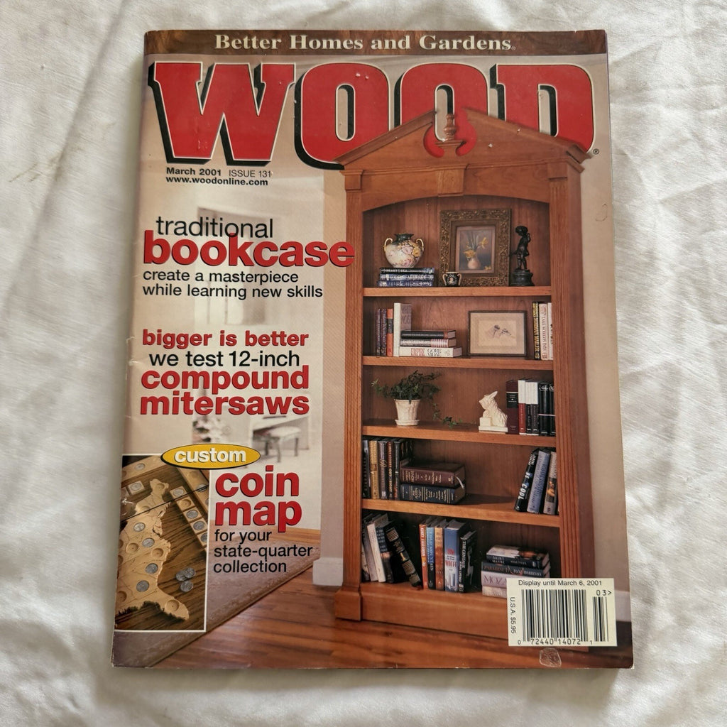 WOOD Magazine March 2001 - Traditional Bookcase!