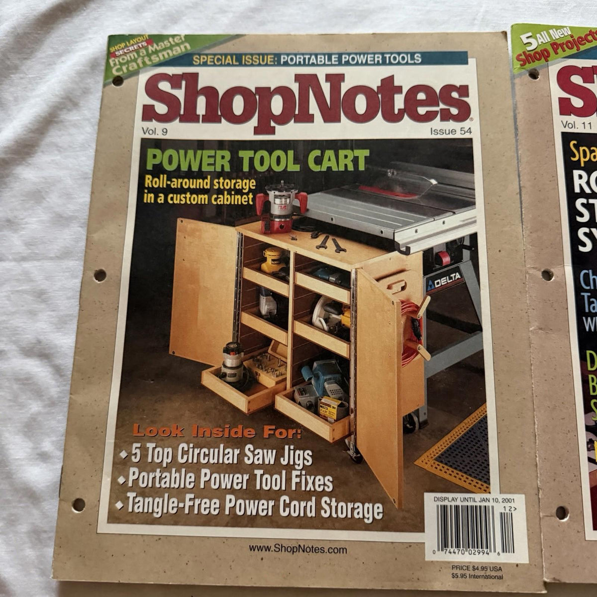ShopNotes Magazines Vol. 9 & 11 (Issues 54, 63, 66) – Vintage Shop Projects