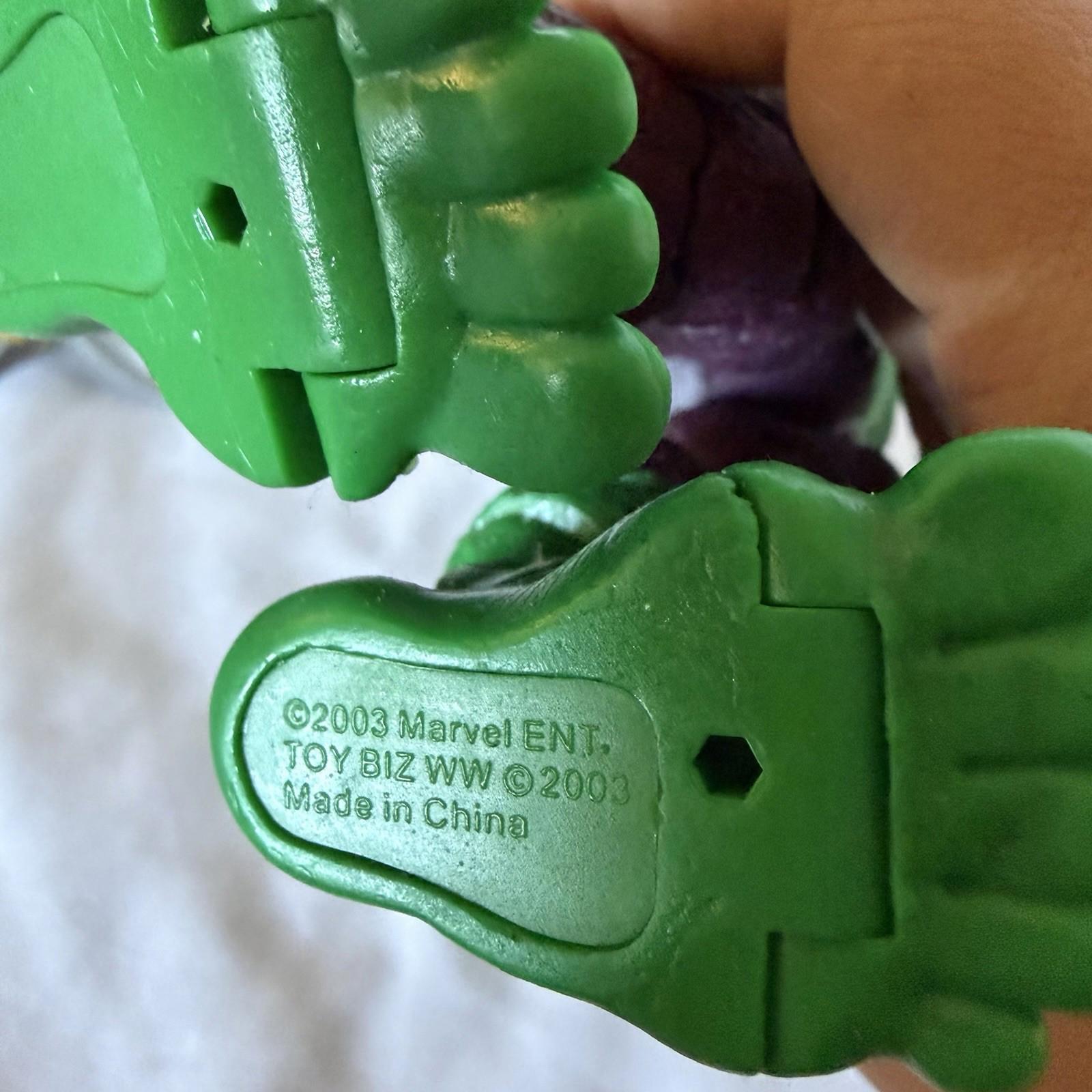 Marvel Hulk Action Figure 7” Toy Biz 2003 Green Avengers Loose