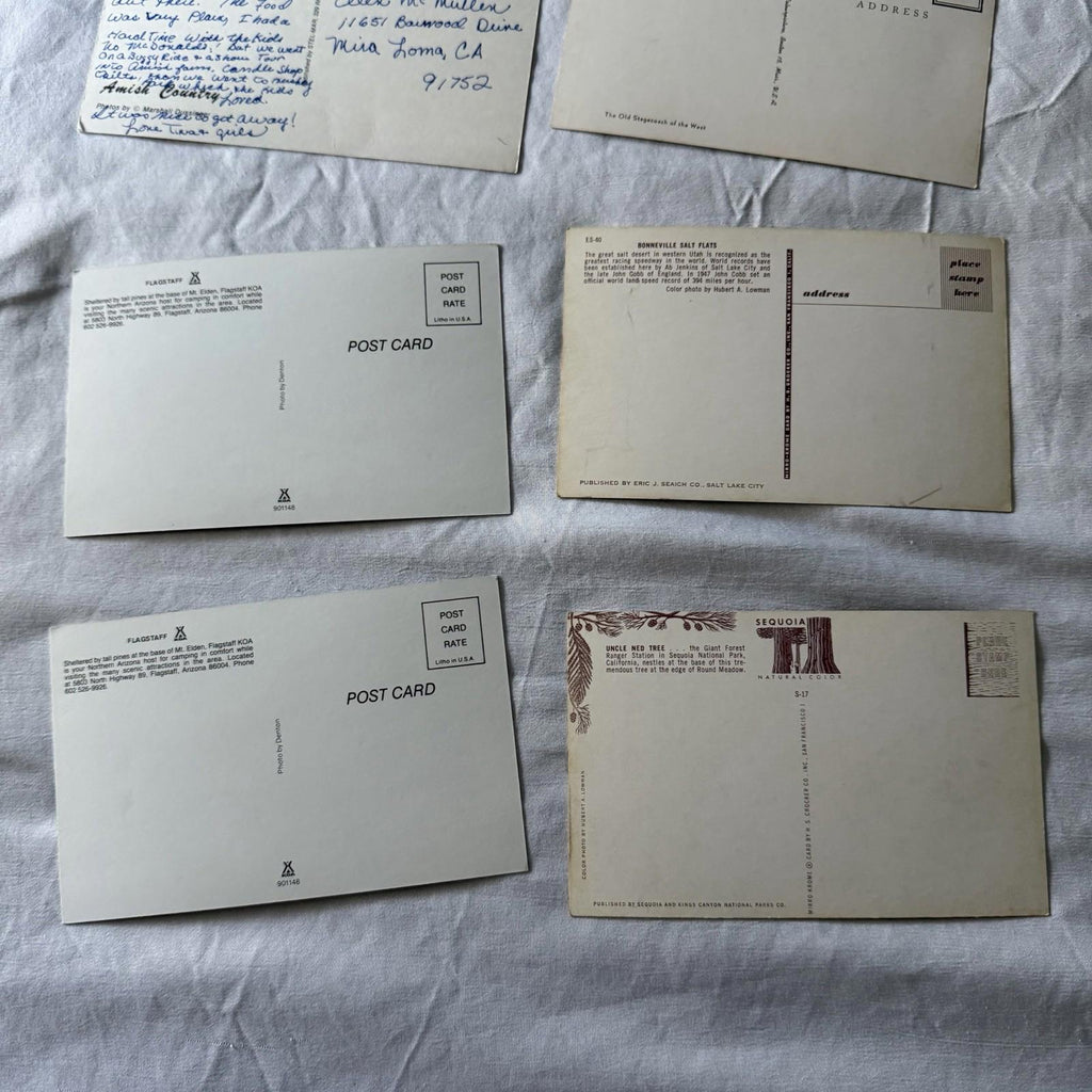 Vintage Postcards Collection - US Travel, Europe Castles, Lakes & Nature