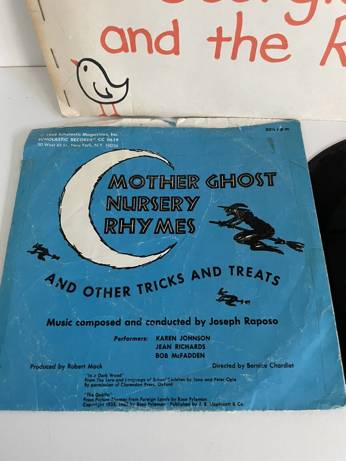 Georgie And The Robbers Record and Scholastic Book by Robert Bright- 1968