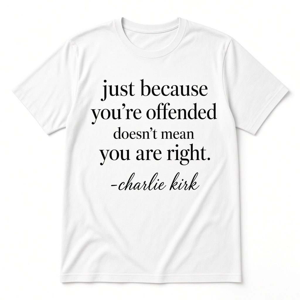4PCS 10" DTF Transfer Just Because Youre Offended Doesnt Mean You Are Right Kirk