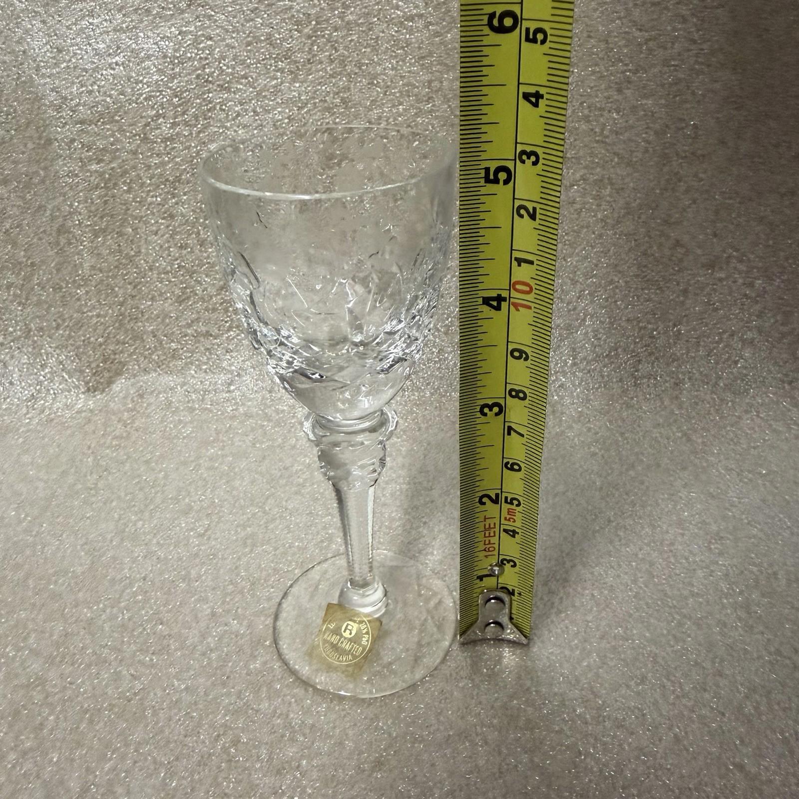 Exquisite Set of 12 Rogaska Gallia Crystal Cordials - 5” Stem Shot Glasses 2oz