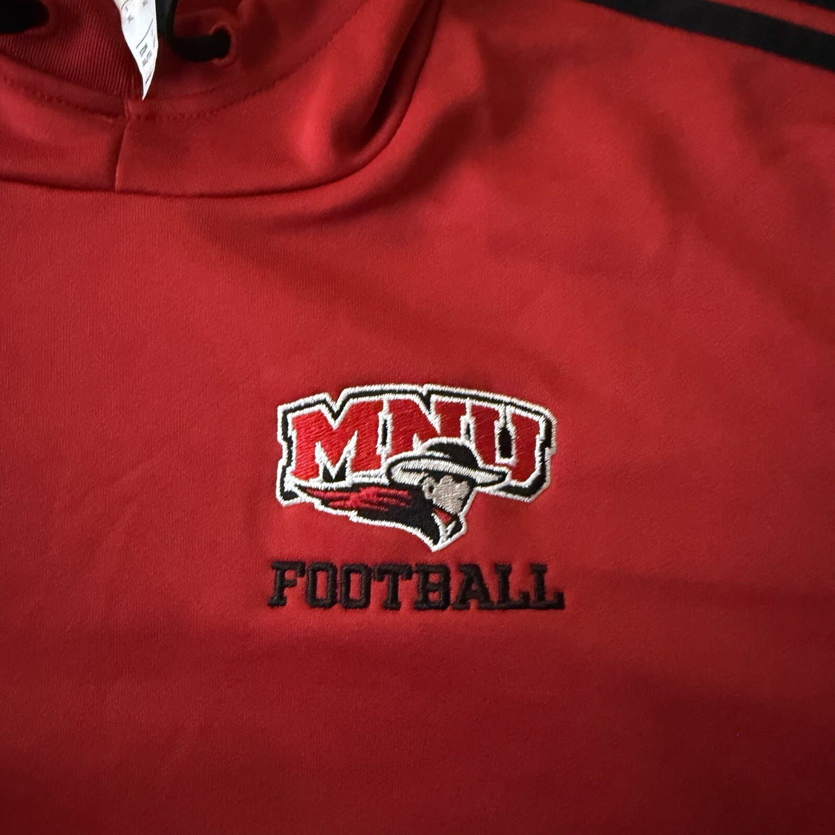Adidas MNNU Football Hoodie Mens XL Red Minnesota State Mankato Aeroready
