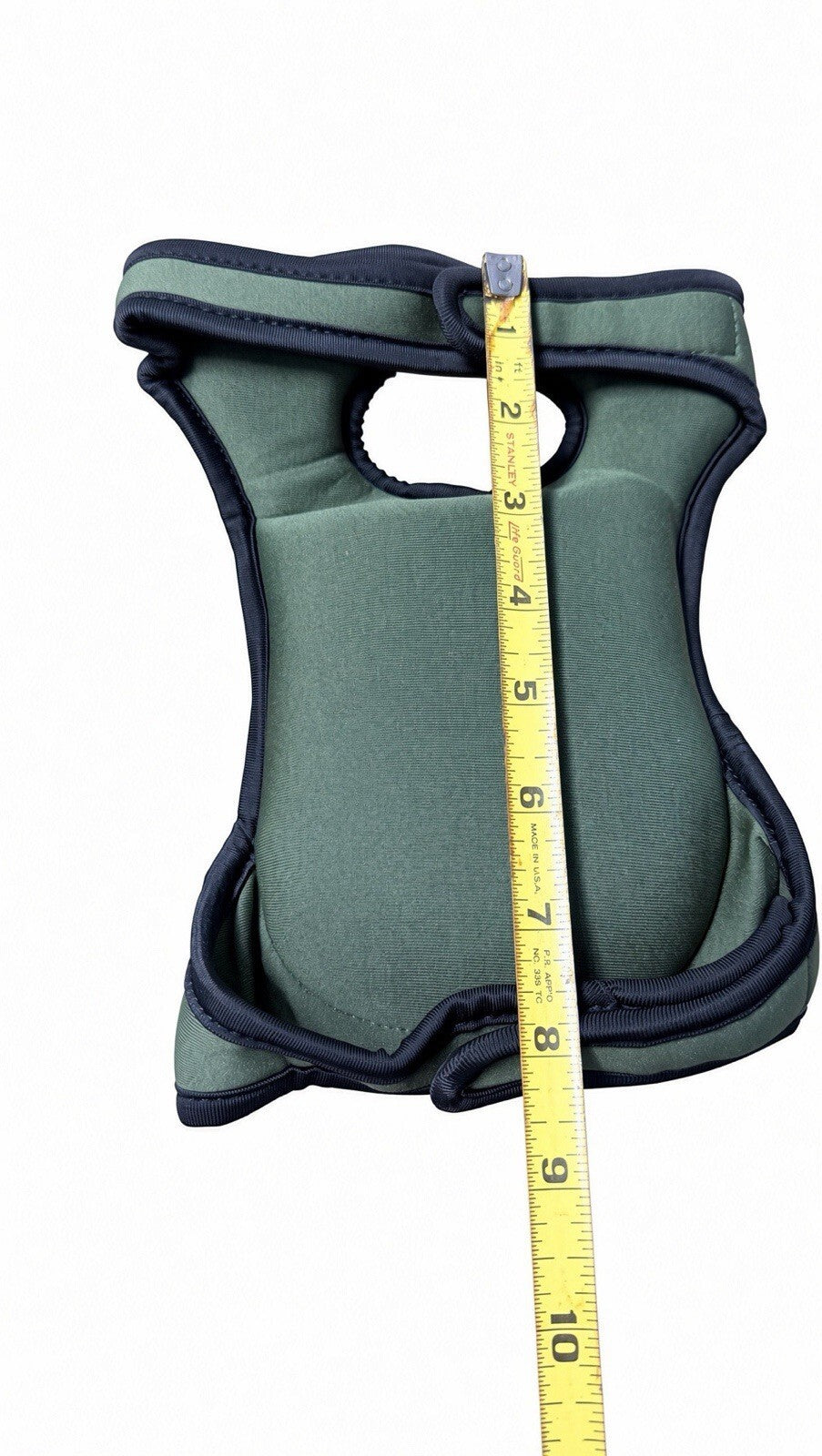 2 Pack Green Neoprene Knee Pads Garden Work Kneeling Pads Adjustable Pair
