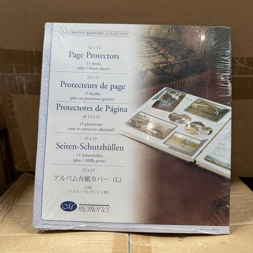 Creative Memories 12x12 Page Protectors 2004 Total 16 Pgs NEW Factory Sealed