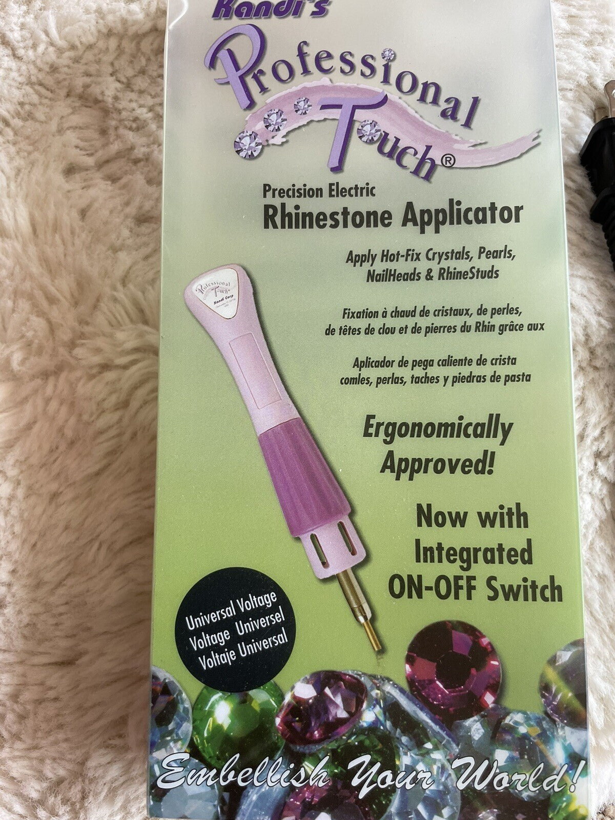 Kandi’s Professional Touch Precision Electric Rhinestone Applicator Tool