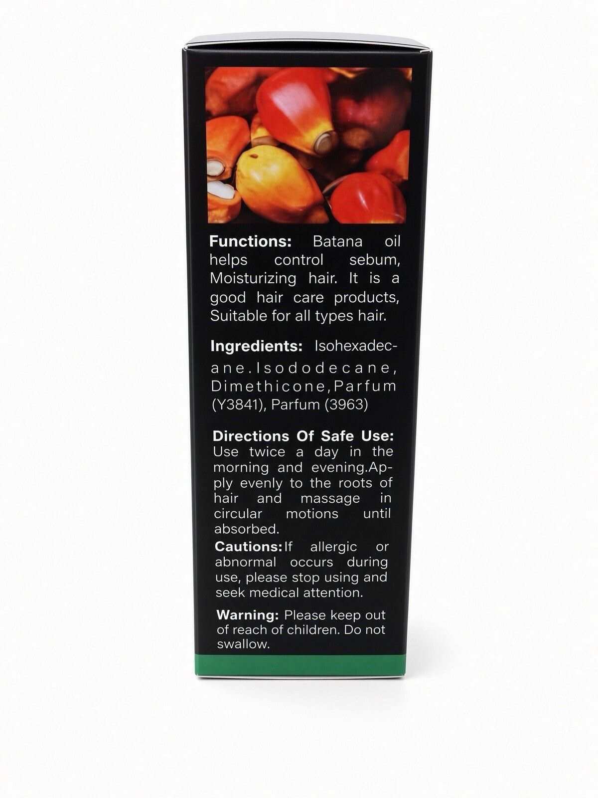 3PC Batana Oil Hair Care Set Raw Batana Rosemary Castor Pumpkin Seed Scalp Oil