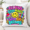 Helping Little Minds Grow Big Dreams Teacher DTF Transfer 10 Inch Pack of 4