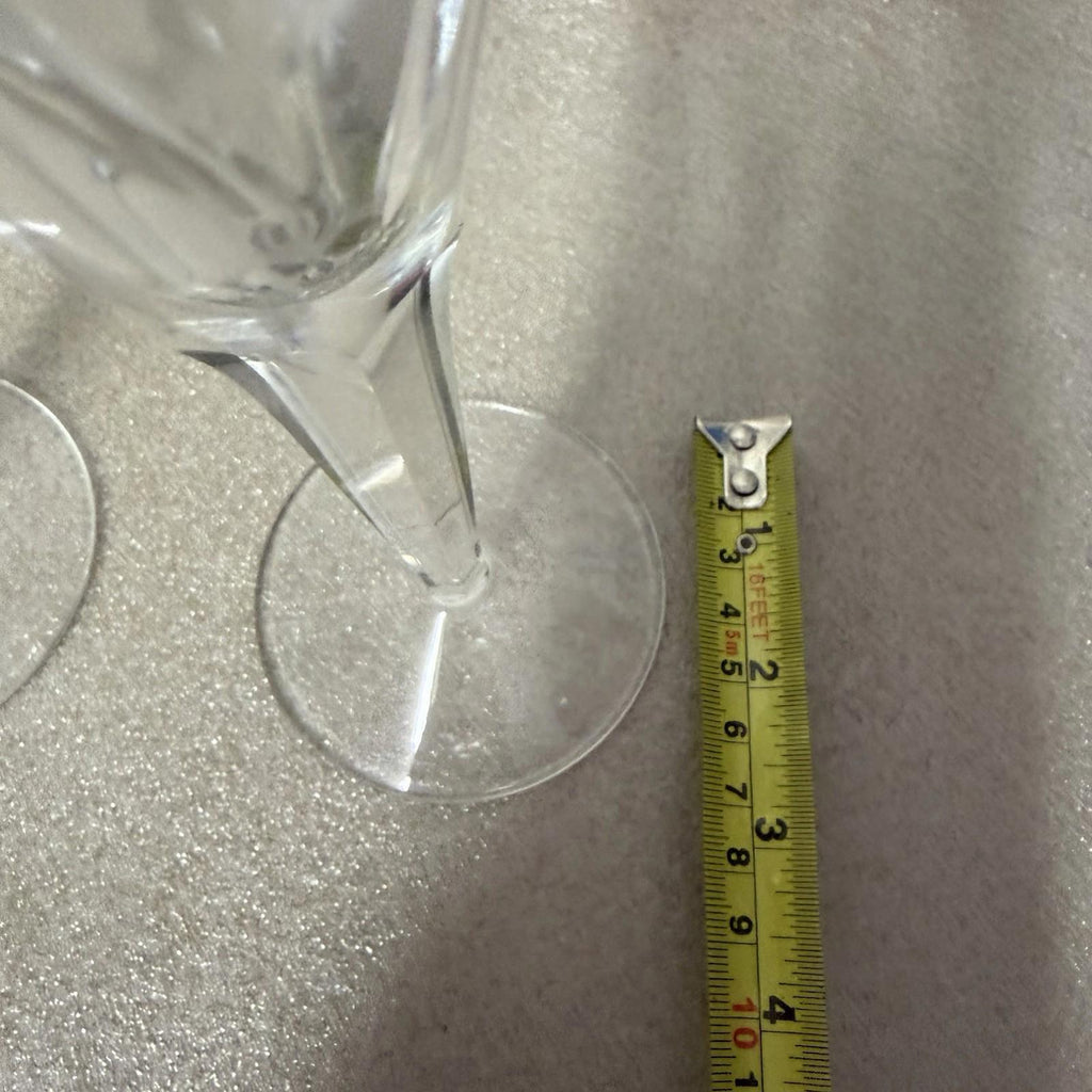 Pair of Waterford Crystal Millennium “Happiness” Champagne Toasting Flute 9 1/4”