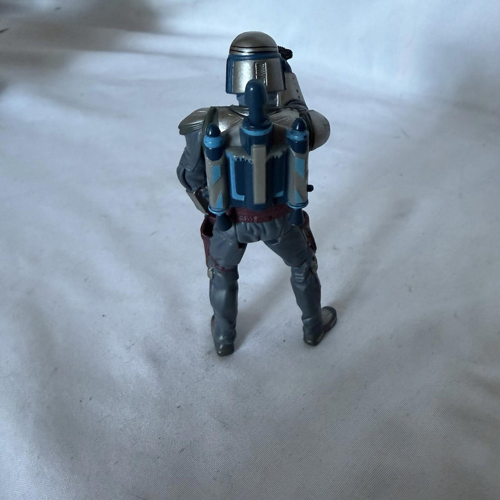 Star Wars Jango Fett 2002 Hasbro 3.75” Action Figure w Jetpack Blaster