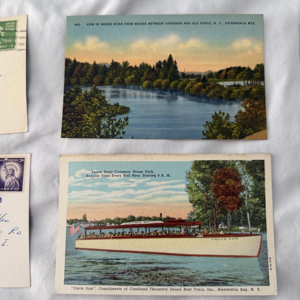 Vintage Postcards Lot 20 - Adirondack Mountains, White Mountains, Lakes, NV