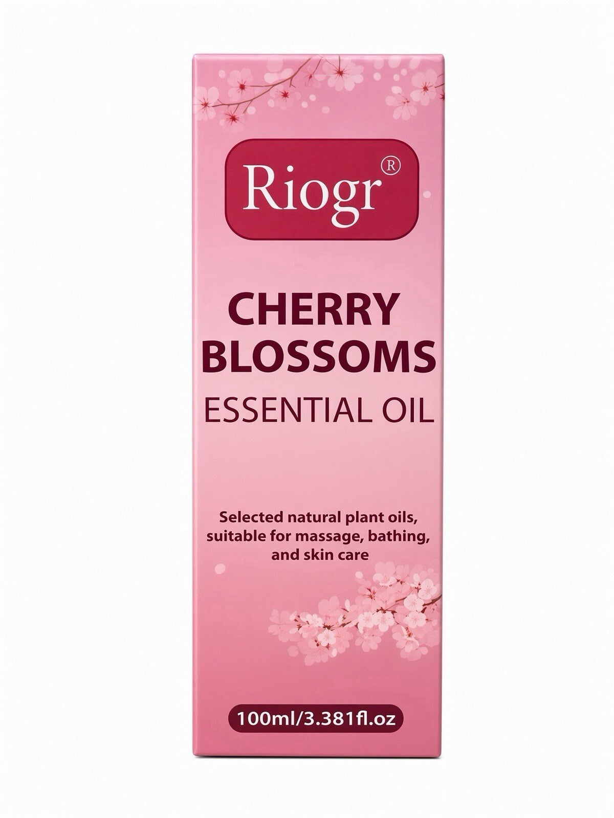 Riogr Cherry Blossoms Essential Oil for Massage Bathing Skin Care 100ml
