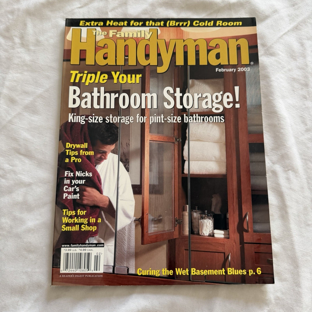 The Family Handyman February 2003 - Triple Your Bathroom Storage!