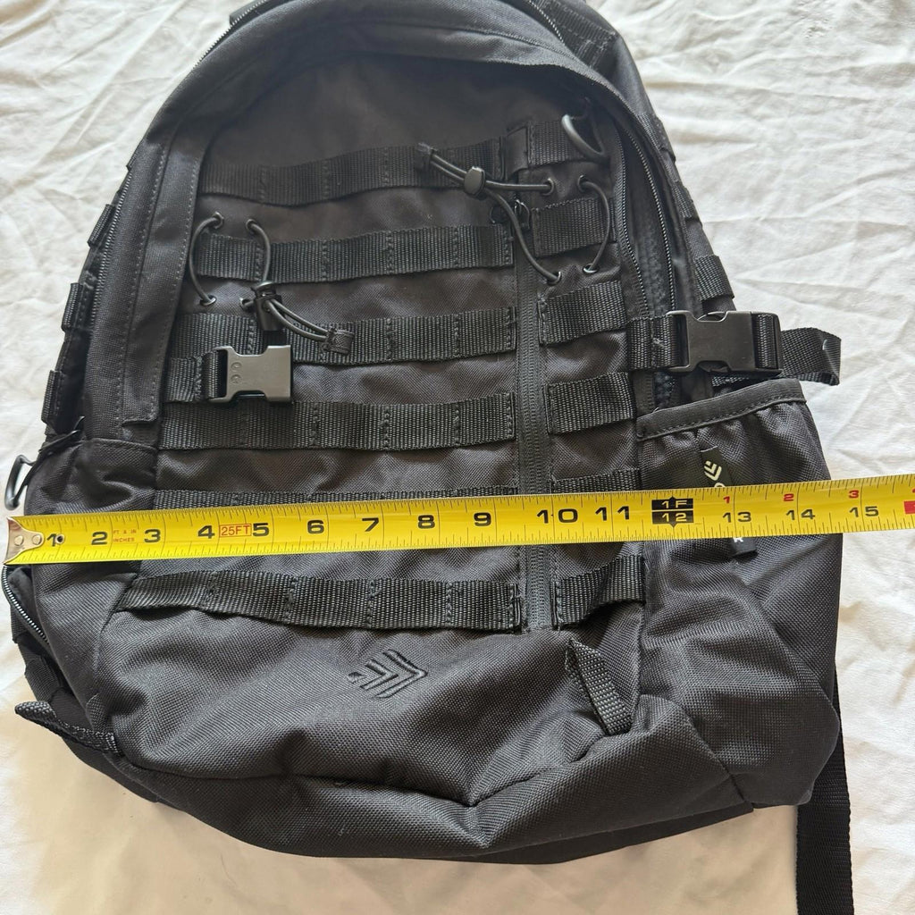 Outdoor Products Black Tactical MOLLE Backpack 19” Daypack Bag