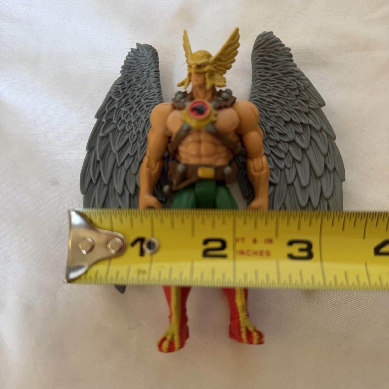 DC Comics Hawkman Action Figure 4” Gray Wings Mattel 2008 Superhero Toy