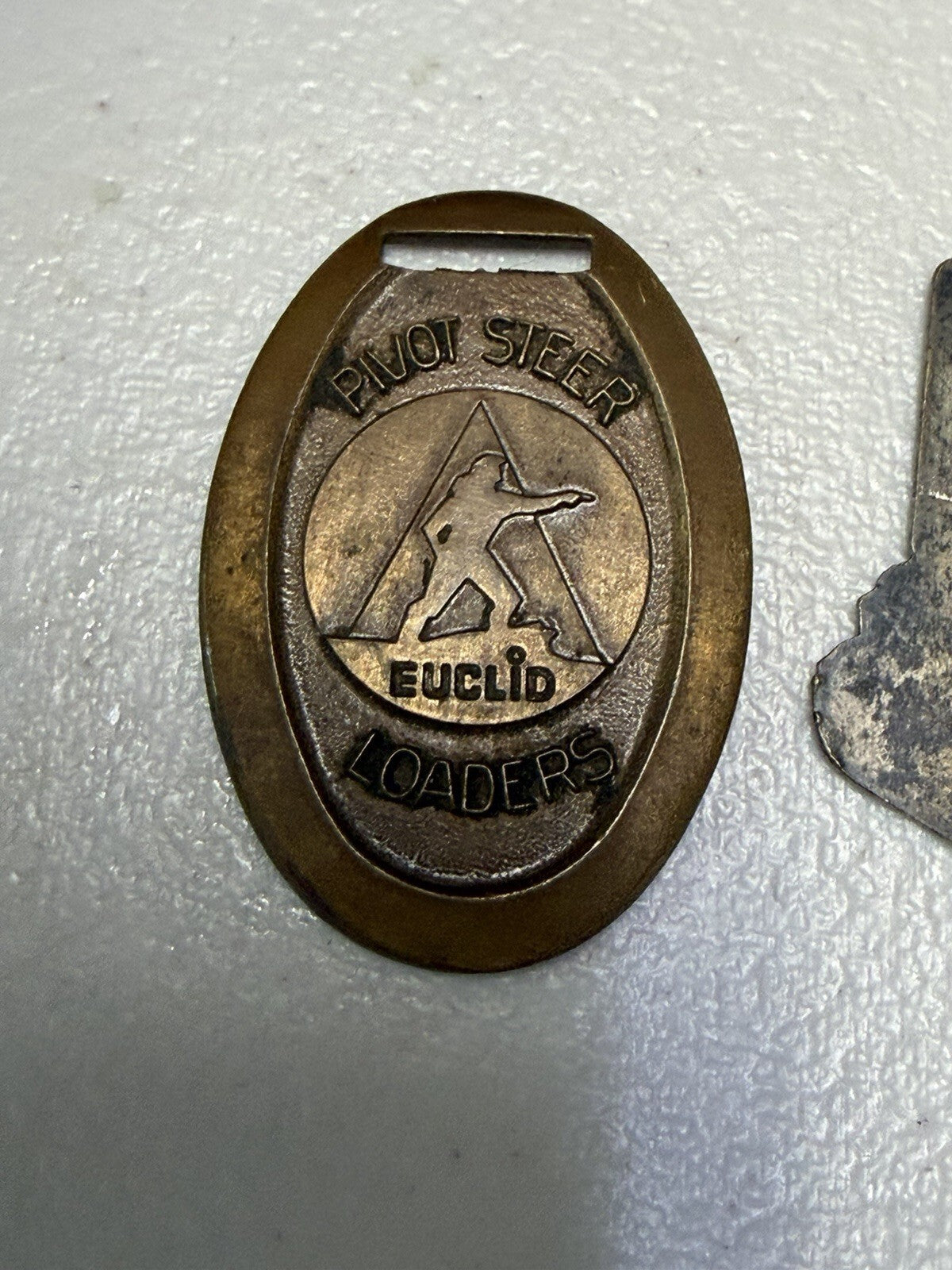 Vintage Euclid Heavy Equipment Metal Belt Buckles PK2 Dump Truck & C-6 Dozer