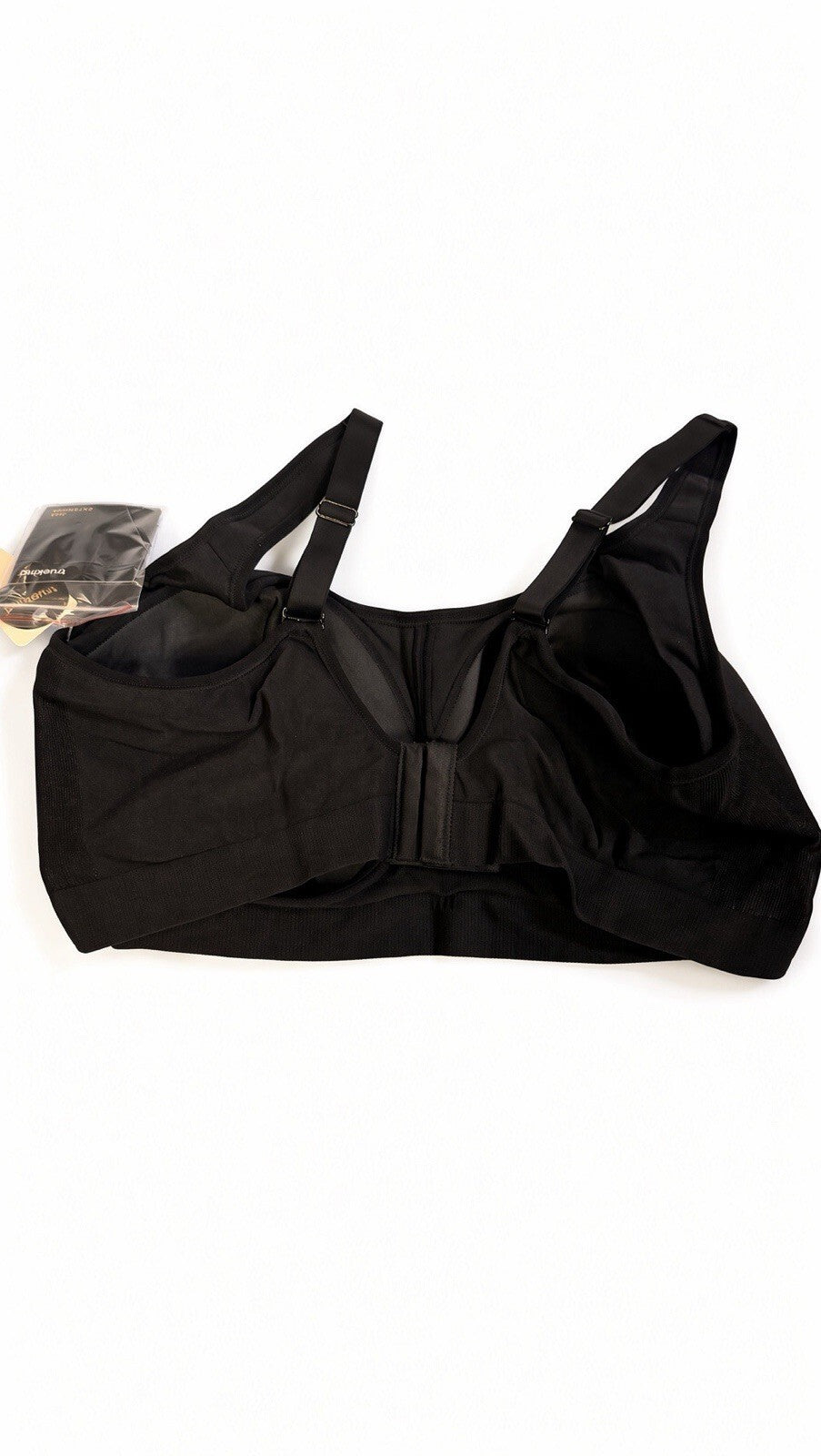 2 Pack Truekind Everyday Comfort Wireless Shaping Bra Black 2XL + Extenders NWT