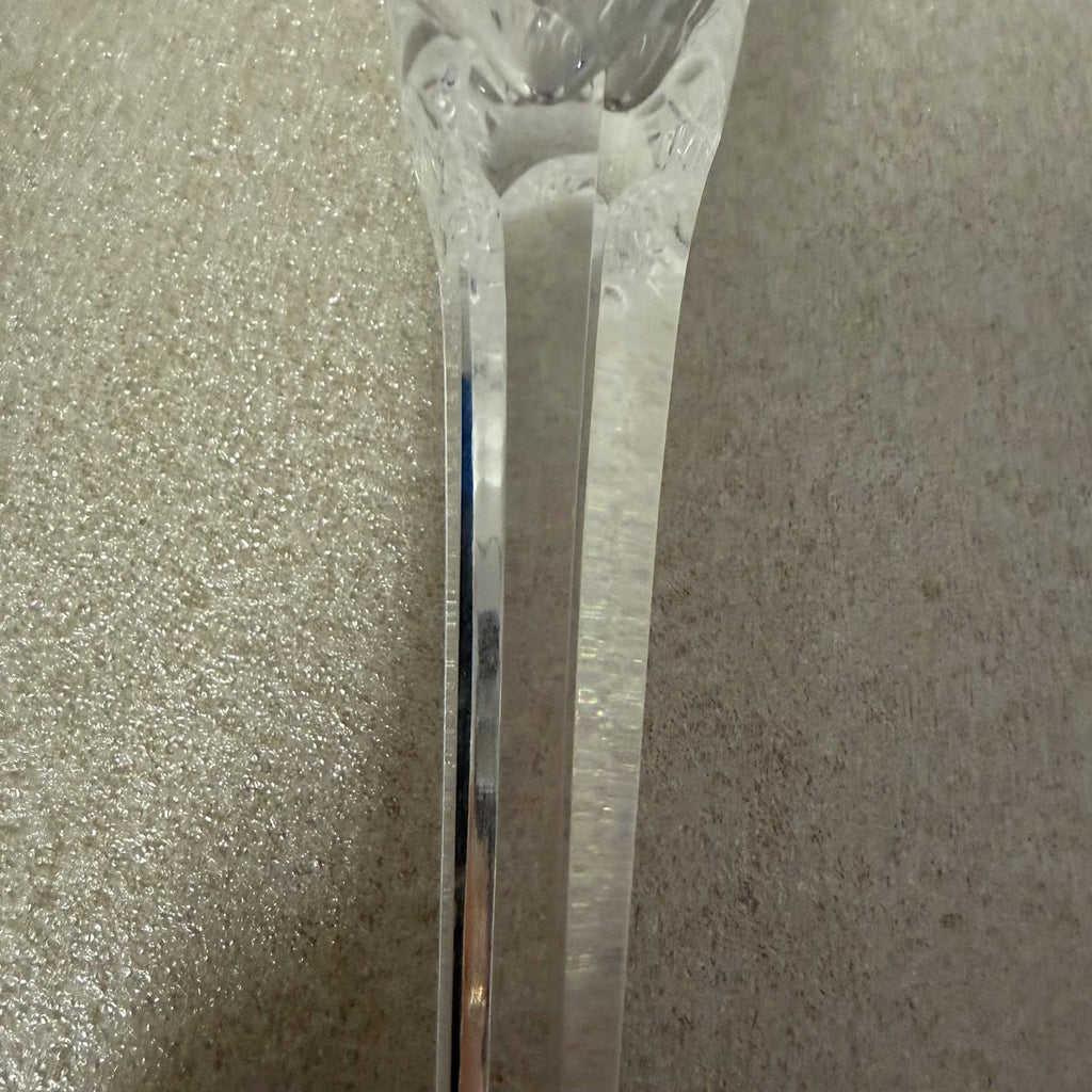 Pair of WATERFORD CRYSTAL Millennium Prosperity Wheat Champagne Toasting Flutes
