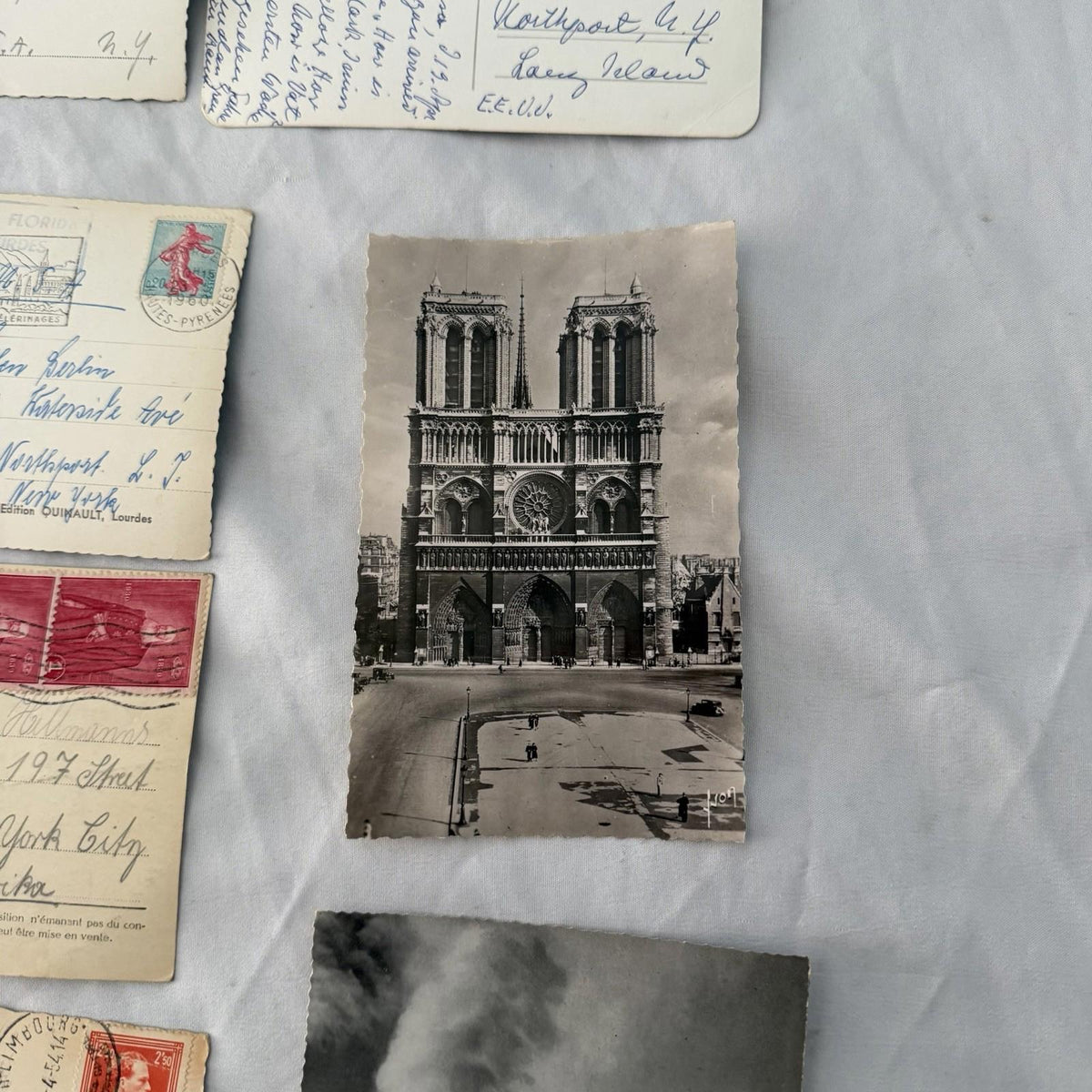 Vintage Postcards Lot 20 - Notre Dame Paris, Arc de Triomphe, Europe Travel