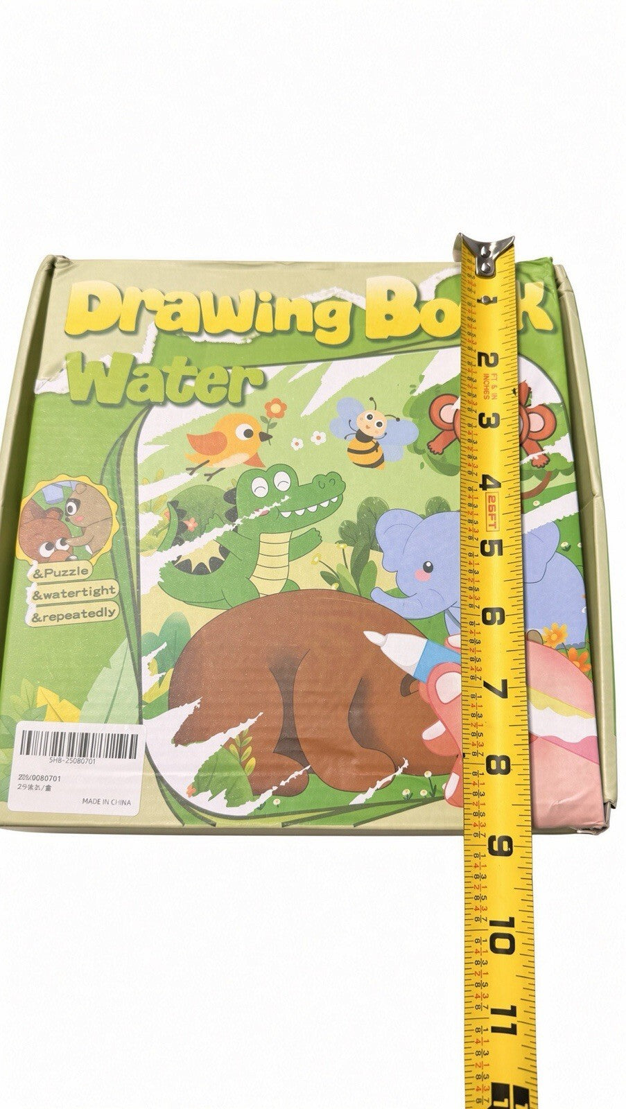4 Pack Kids Water Painting Books Reusable Magic Coloring Activity Books w/Pens