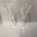 Waterford Millennium “Love” - Toasting Fluted Champagne Glasses 9 1/4”, Set of 2