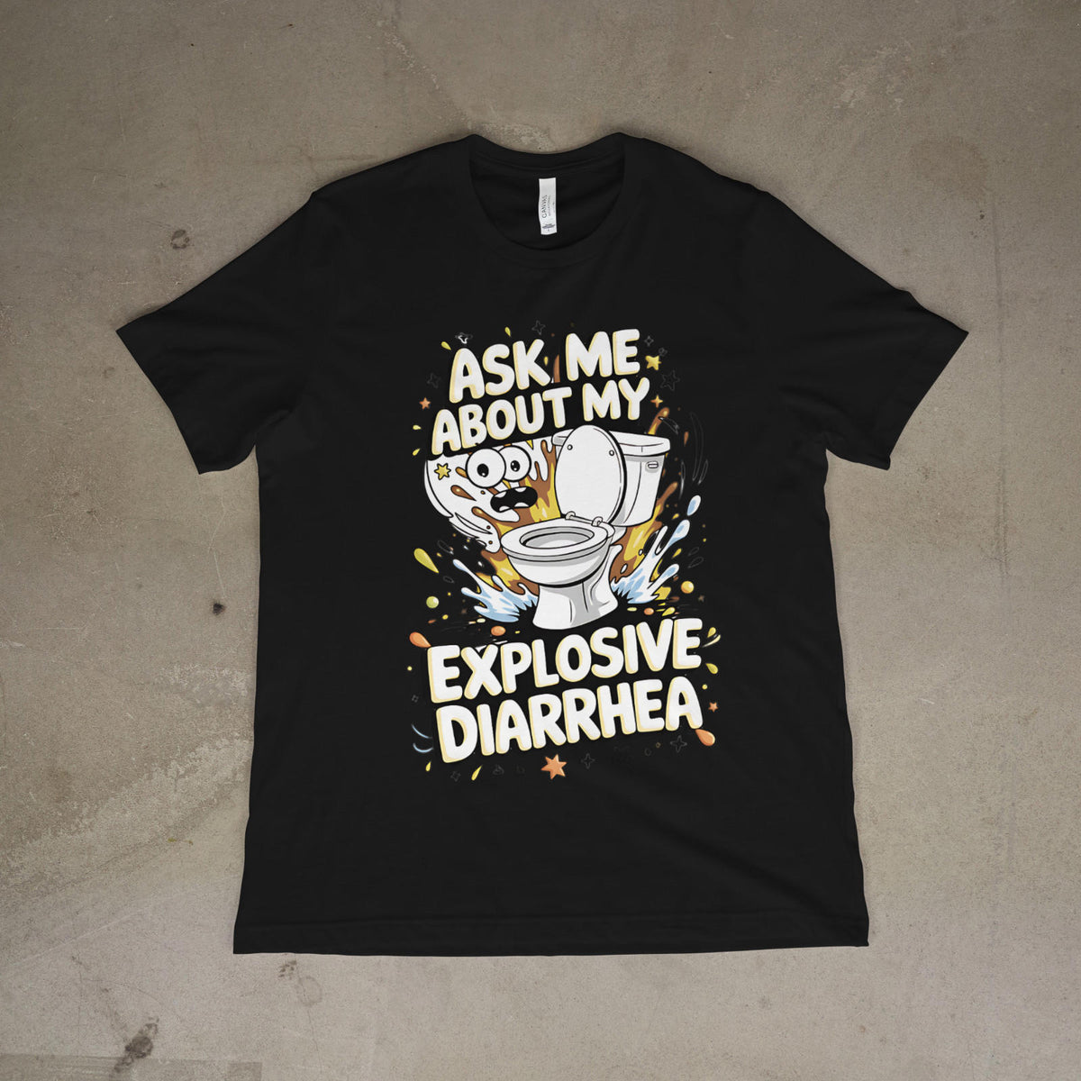 Ask Me About My Funny Bathroom Humor Graphic Unisex T-Shirt