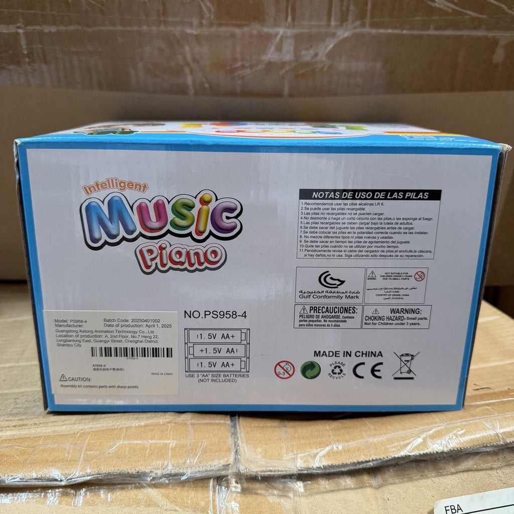 Intelligent Music Piano Educational Toy Ages 3+ Lights & Sounds