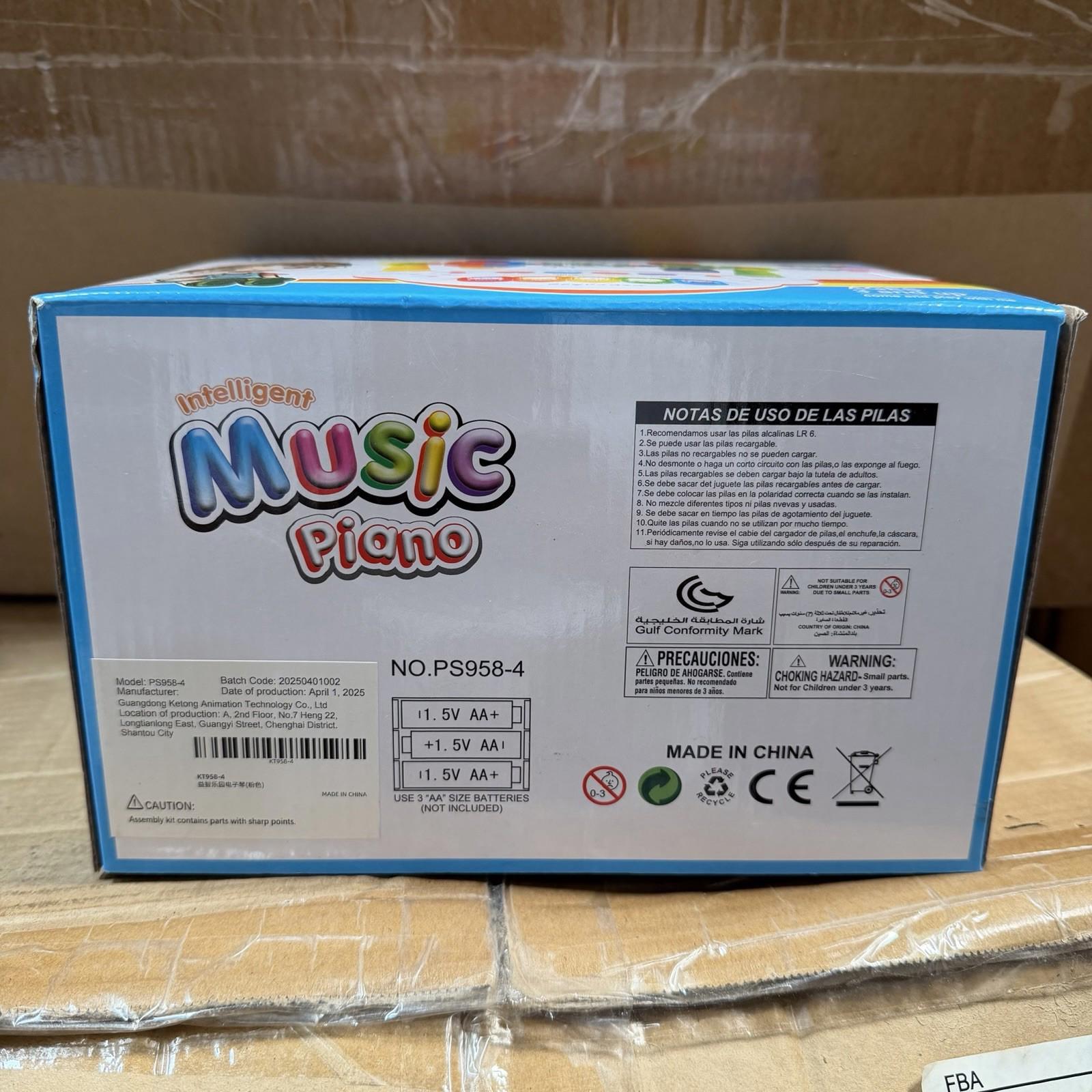 Intelligent Music Piano Educational Toy Ages 3+ Lights & Sounds