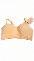Truekind Supportive Comfort Wireless Shaping Bra 2XL Nude Beige + Extender NWT