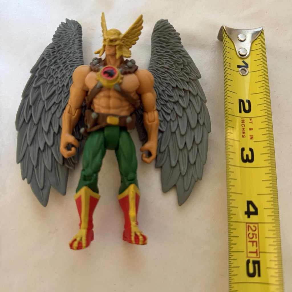 DC Comics Hawkman Action Figure 4” Gray Wings Mattel 2008 Superhero Toy