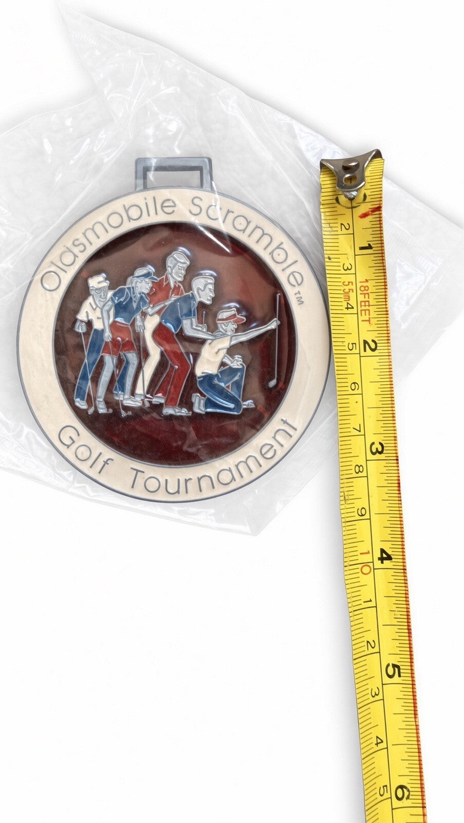 Oldsmobile Scramble Golf Tournament Medal Medallion Vintage Golfing Collectible