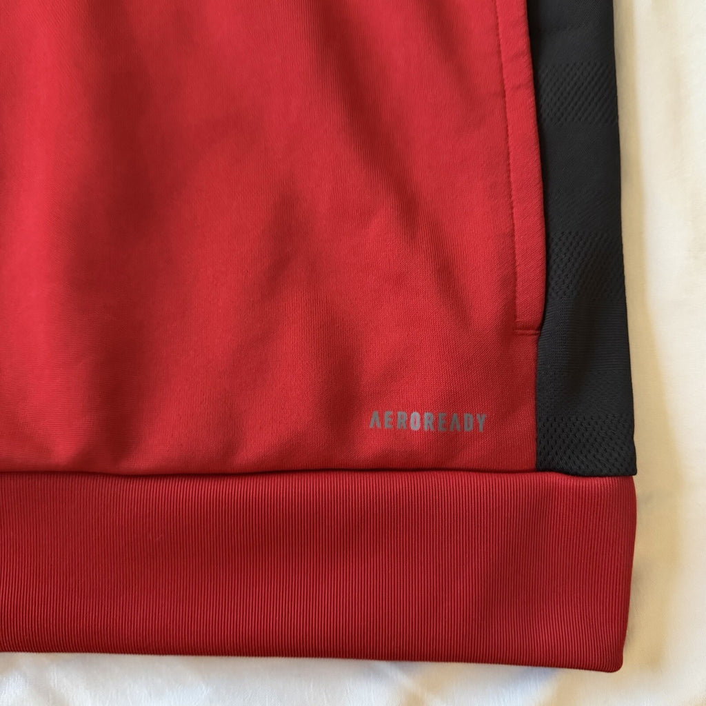 Adidas MNNU Football Hoodie Mens XL Red Minnesota State Mankato Aeroready