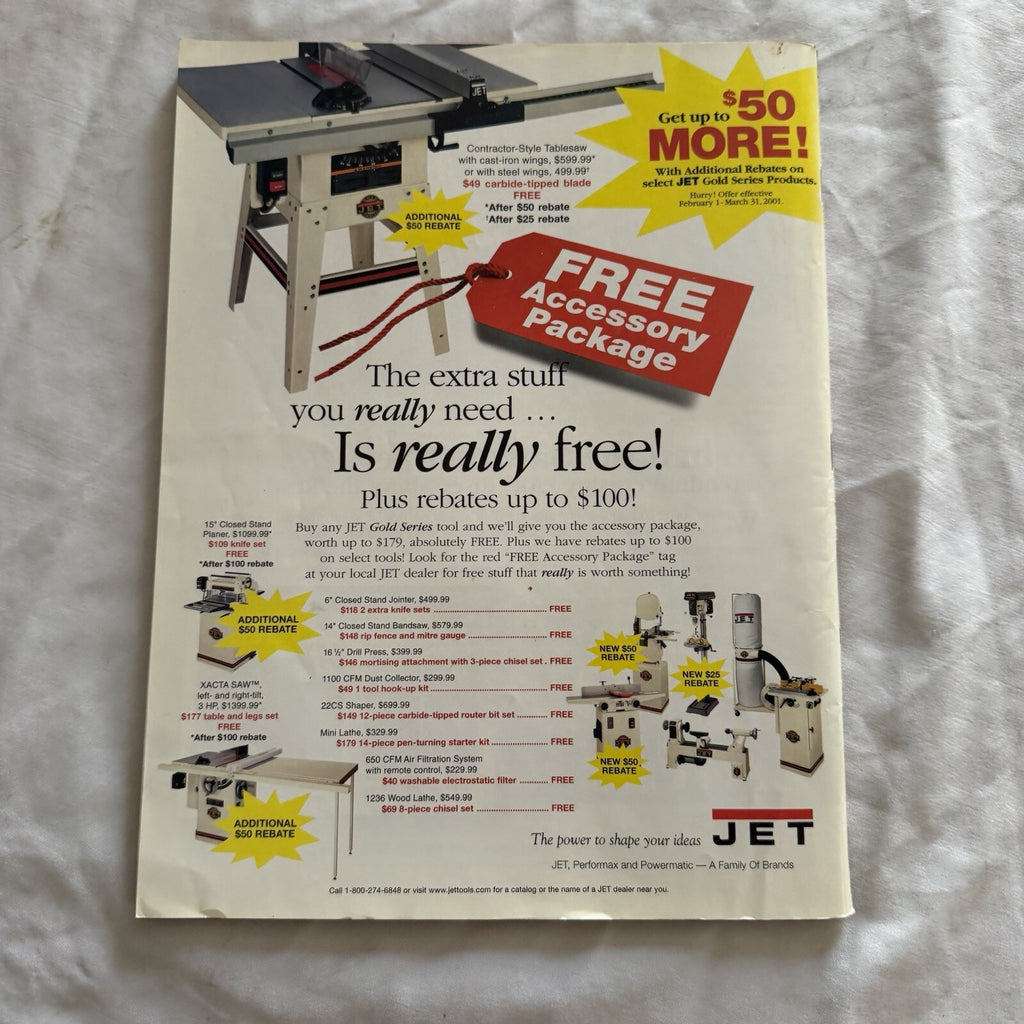 WOOD Magazine March 2001 - Traditional Bookcase!