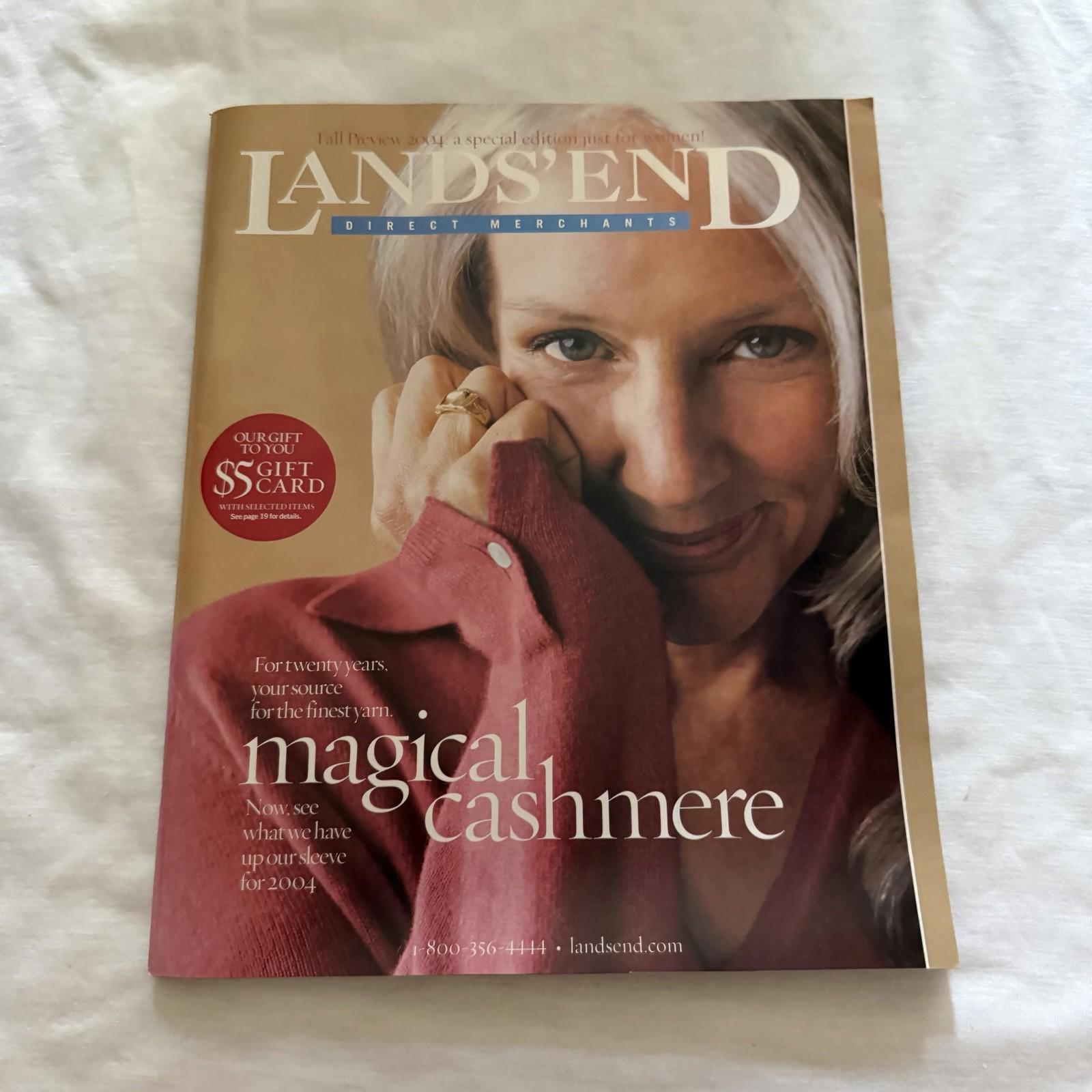 Lands’ End Fall Preview 2004 Catalogs – Women’s Cashmere & Plus Size Editions