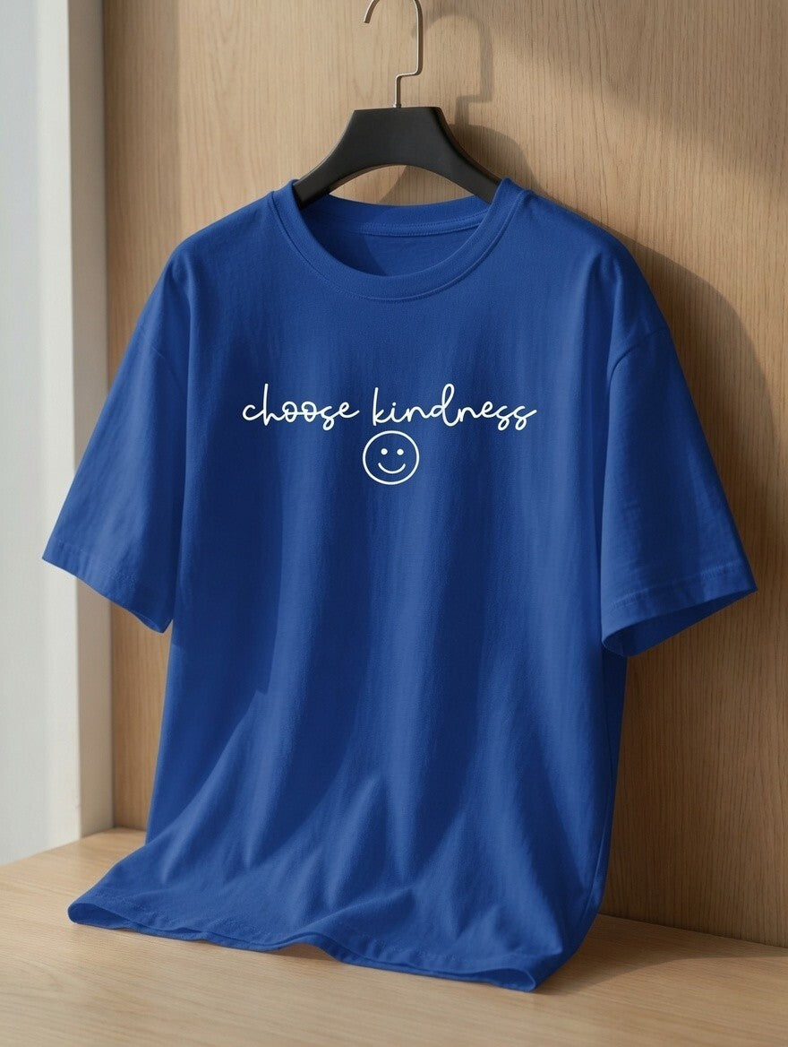 Choose Kindness Smiley Face Positive Vibes Inspirational Graphic Tee Unisex