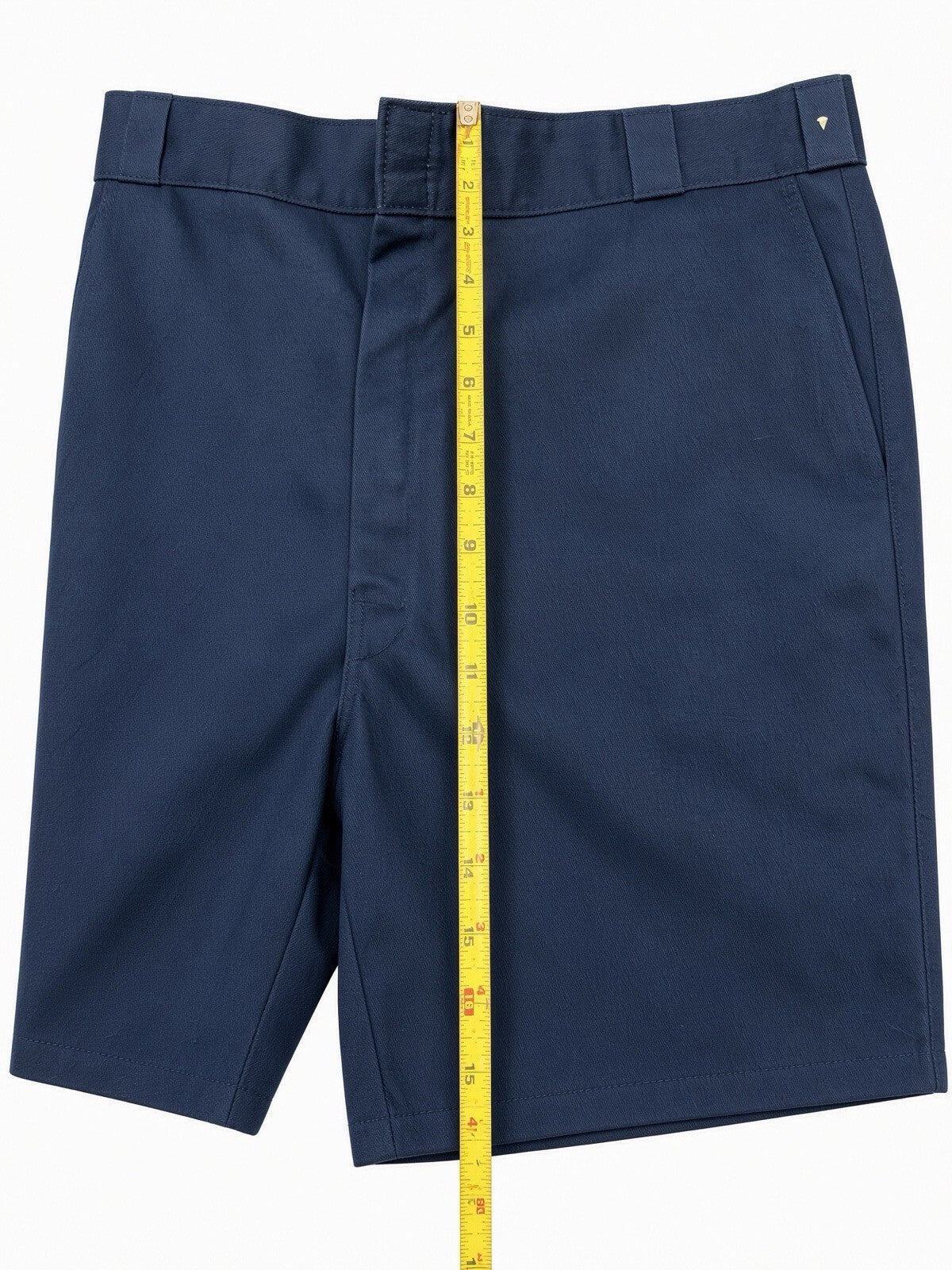 Dickies Loose Fit Work Shorts Men Size 42 Navy Blue Twill Cargo Logo Patch