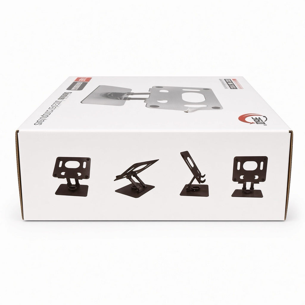 360° Rotating Metal Tablet Stand Adjustable Folding Desktop Holder iPad