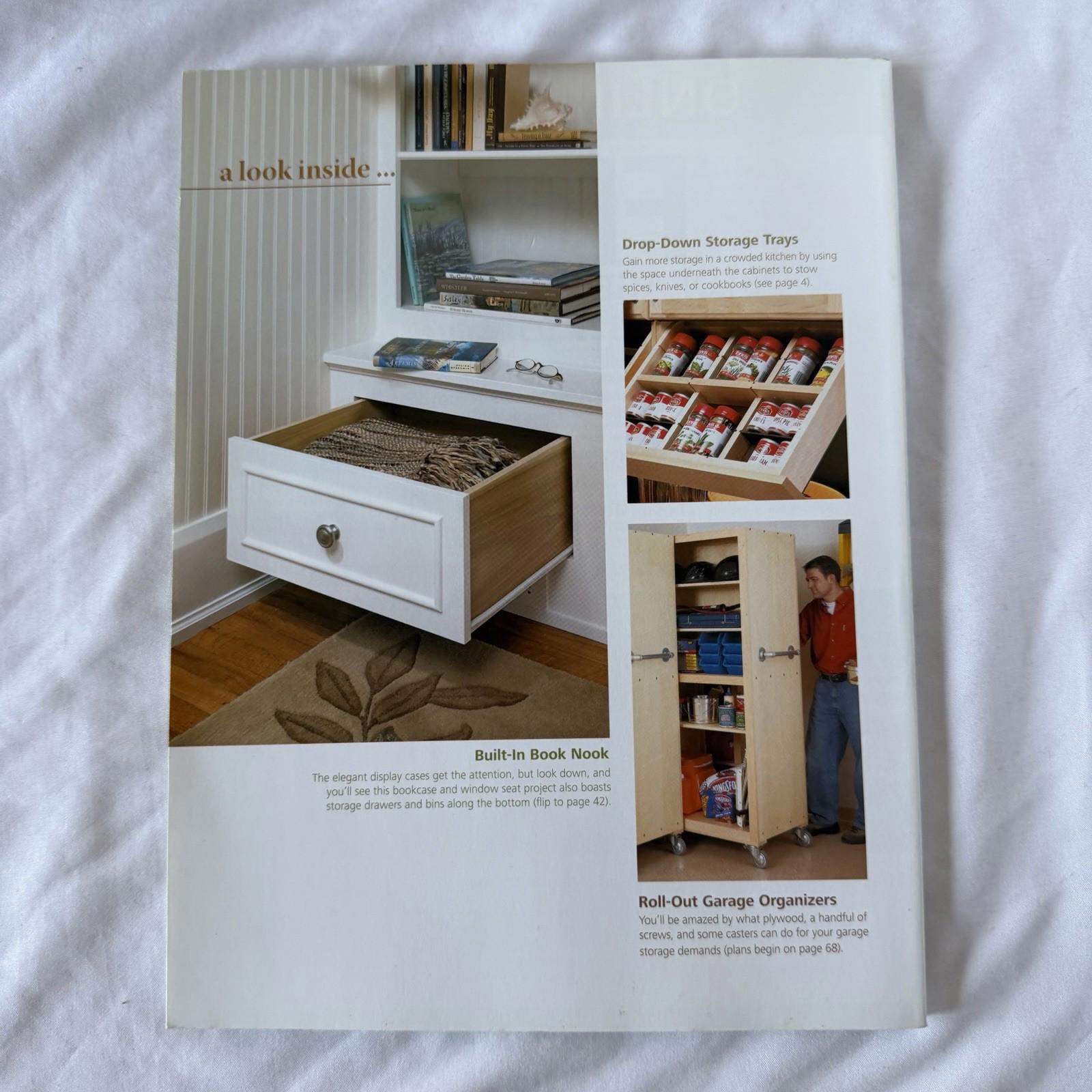Quick & Easy Home Storage Projects Workbench Magazine DIY Shelving Book