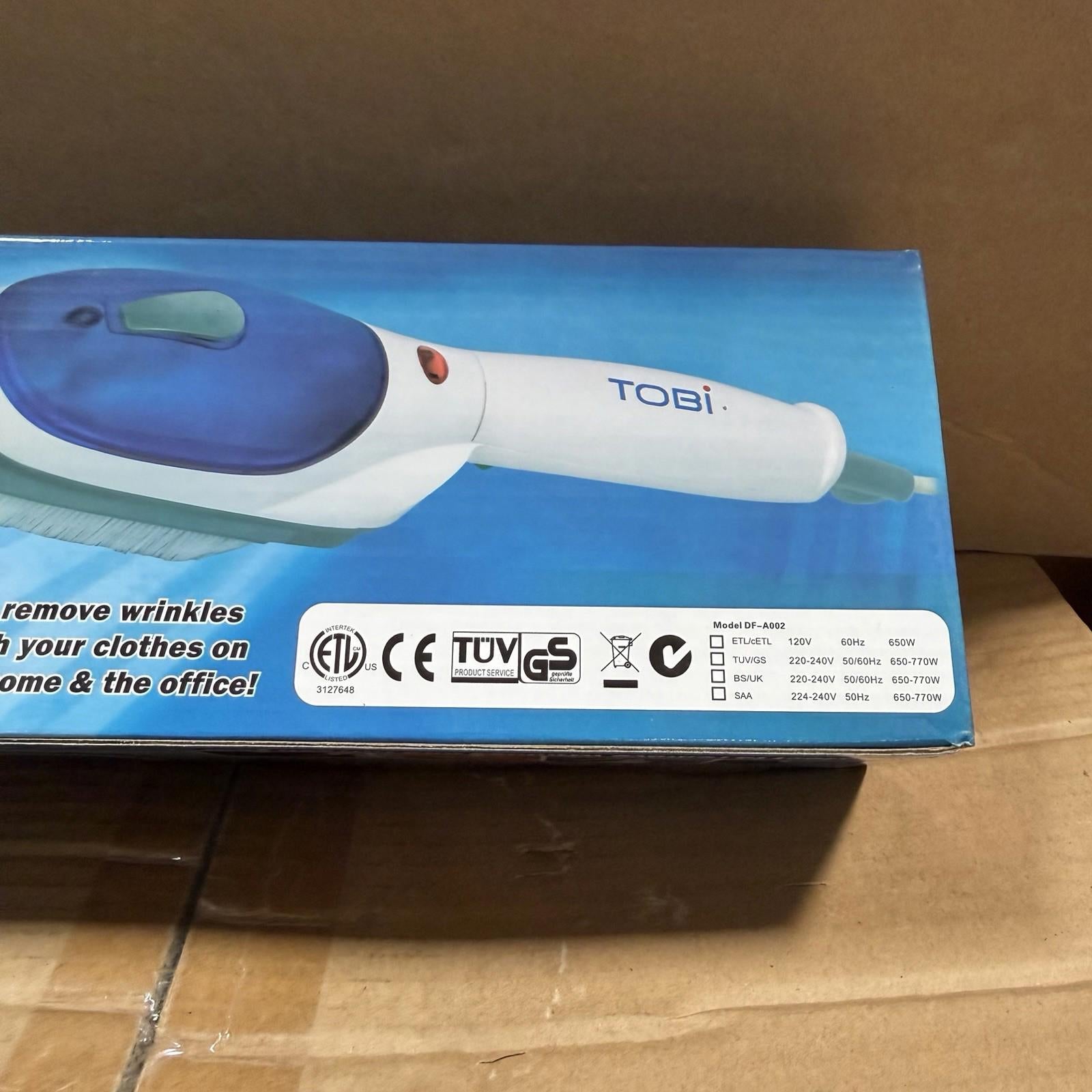 Tobi Quick Portable Fabric Garment Clothes Steam Cleaner Steamer