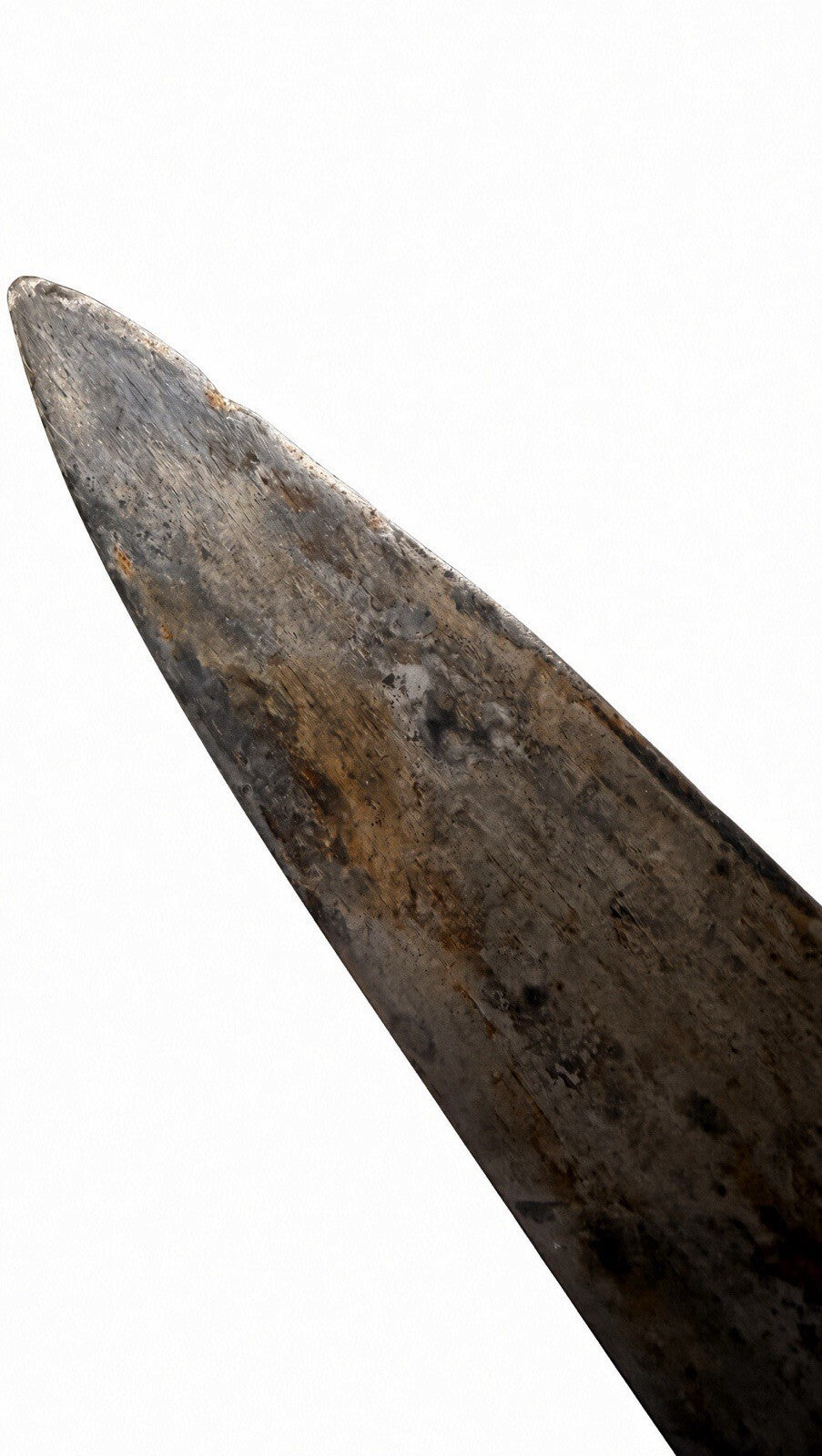 Vintage Dexter 45A10H 10" Carbon Steel Chef Knife Wood Handle Full Tang USA