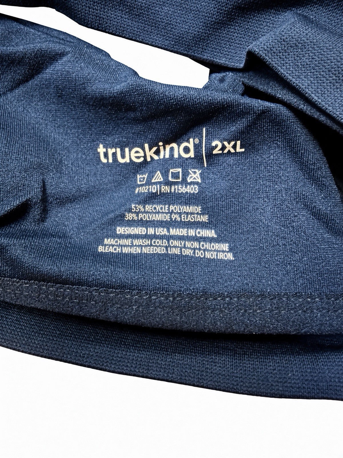 New Truekind Wireless Shaping Bra 2XL Black Seamless Supportive Comfort Bra