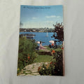 Vintage Bermuda Postcard - View from Waterloo House, Hamilton Harbour 1950s