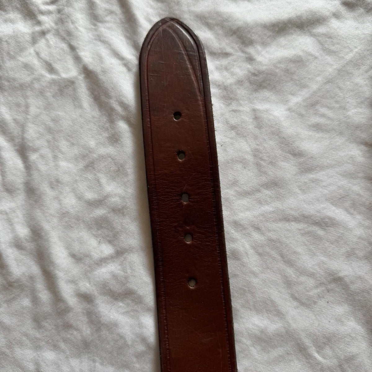 Vintage Cabela’s Brown Leather Belt Size 50 XXL 97-50 Stamp