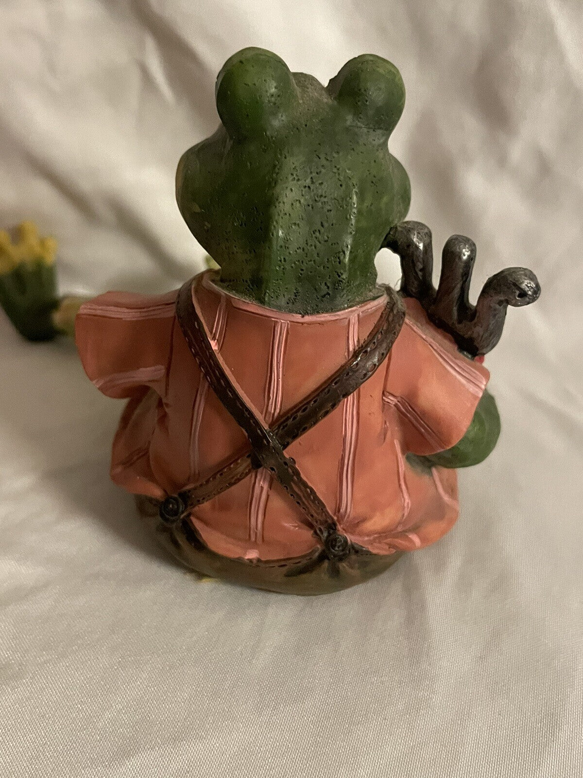Ganz Cottage Collectibles Frog Figurine with Rake - EA14660 Cheektowaga NY EUC