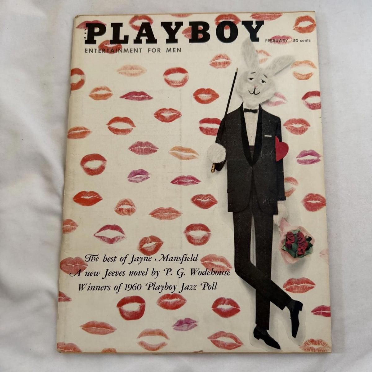 Vintage Playboy February 1960: Susie Scott Playmate + Jayne Mansfield Pictorial