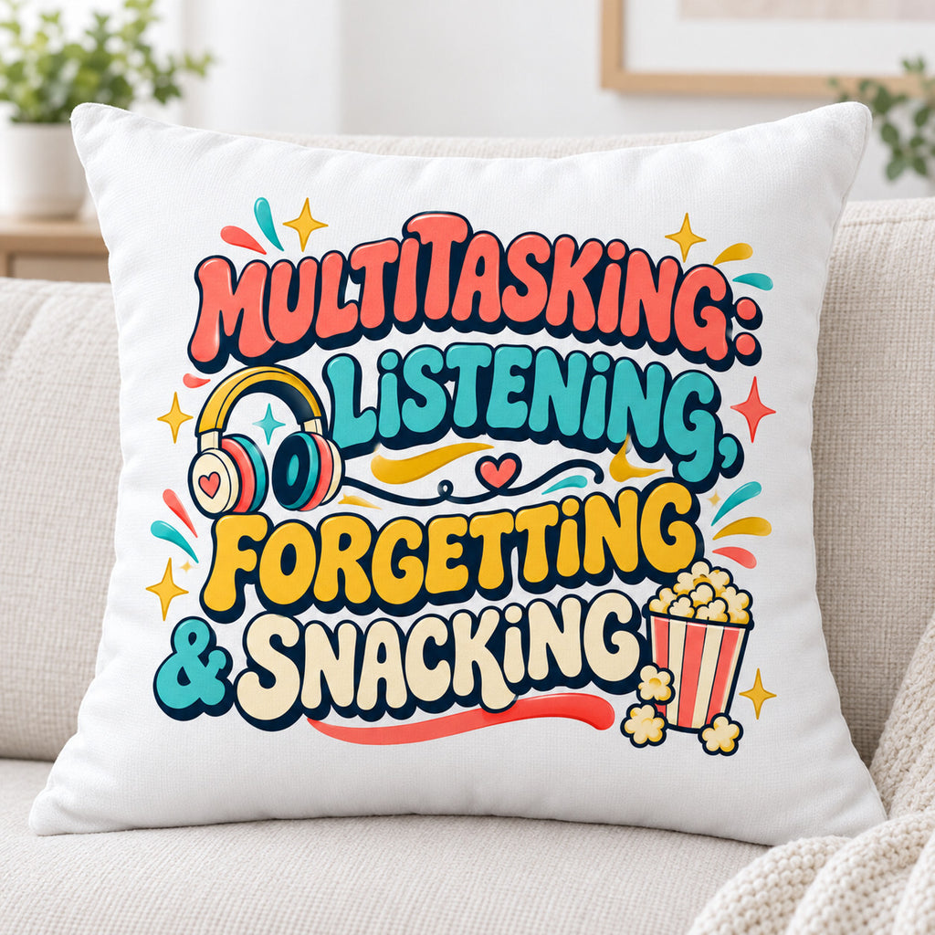 Multitasking Funny DTF Transfer 10 Inch Ready to Press Shirt Decal Pack of 4